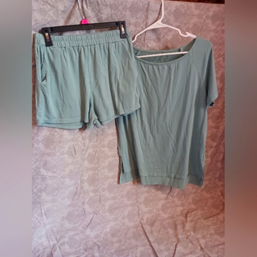 Two piece soft casual outfit